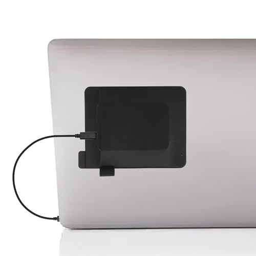 Pocket Pouch for Laptop, Portable Adhesive Laptop Pouch Compatible for SanDisk 4TB SSD, Mouse, USB Cable, Hard Drive Bag for Travelers Tech-Savvy Professionals Students Digital Nomads Remote Workers