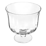 Jamie Oliver Big Love Showstopper Bowl, 22cm Large Glass Serving Dish and Centrepiece for Desserts, Trifles, Layered Cakes, Fruits, Dishwasher Safe, Gift Boxed
