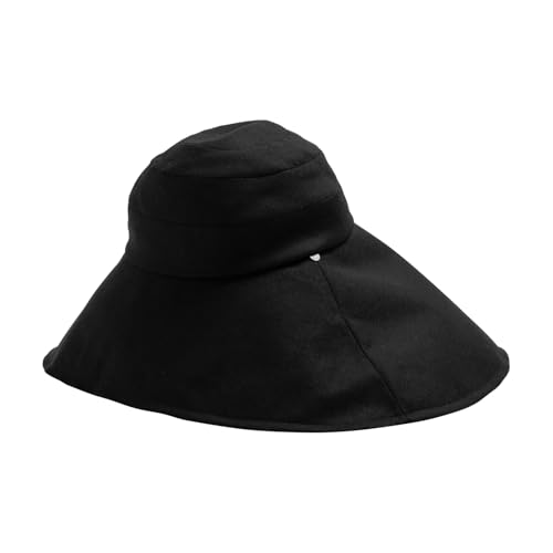 Loo&c Oversized Straw Hat for Women Wide Brim UV Sun