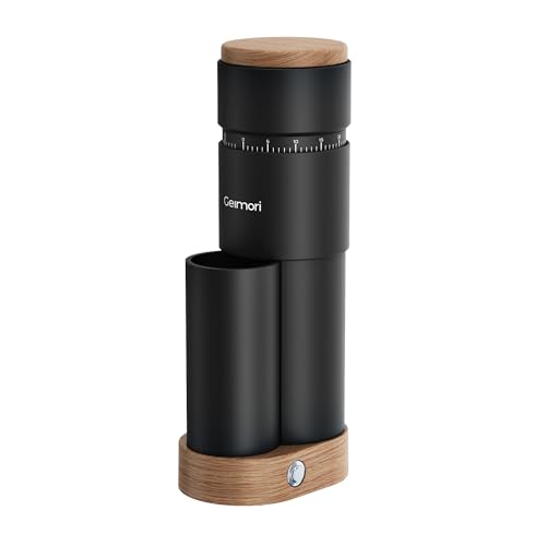 Burr Coffee Grinder,Wirsh Portable Electric Coffee Grinder Geimori T38 Plus
