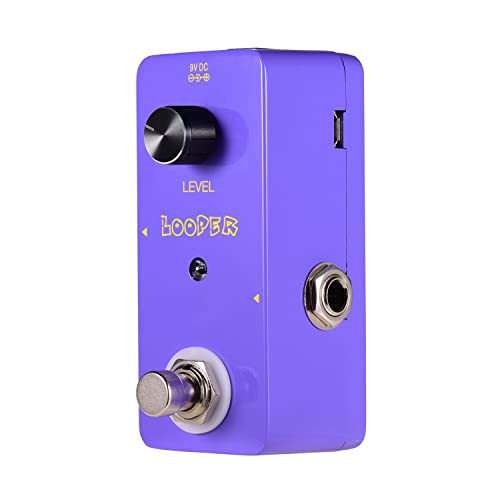 Mingzhe Mini Looper Pedal Efeito Guitarra Loopers Bass Loop Pedal Ullimited Overdubs 5 Minutos Tempo