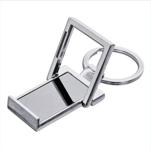 Image of Personalised Stainless Steel Keychain, Rectangular, Metal, Custom Engraved, Unisex, for Gifting