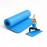 Top 10 Melhores Tapete de Yoga para comprar em 2025 4 Tapete de Yoga Dupla Camada EVA Azul 6mm Antiderrapante Pilates Fitness Ginástica (Azul)