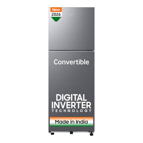 Samsung 236 L, 3 Star, Convertible, Digital Inverter Frost Free D...