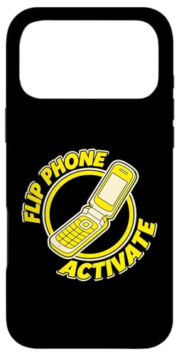 Flip Phone Activate Retro 90s Tech �m�X�^���W�A���D�� �X�}�z�P�[�X iPhone 17 Pro Max �p