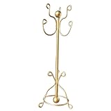 arredamento camera letto matrimoniale Accessori per casa delle bambole in scala 1/12: le dimensioni 1:12 di questo appendiabiti per casa delle bambole assicurano che si adatti perfettamente agli accessori per mobili per casa delle bambole, creando una scena realistica di mobili per camera da letto in miniatura, appendiabiti per casa delle bambole, mini appendiabiti per bambole