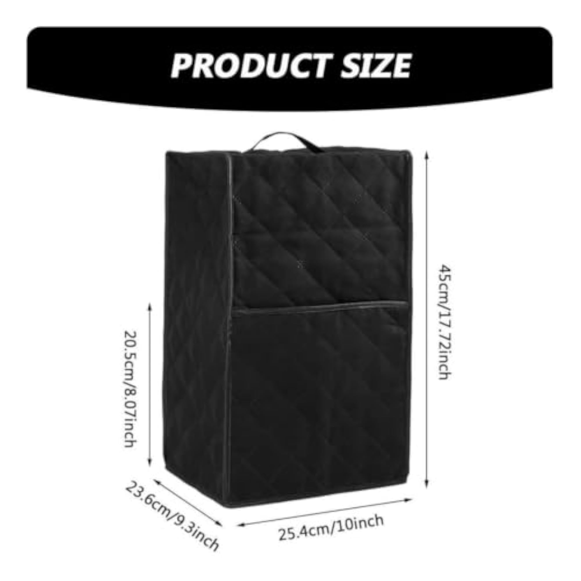 Quilted Blender Dust Cover, Machine Washable Polyester