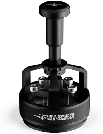 MHW-3BOMBER WDT Tool Espresso 54mm for Breville, Espresso Distribution Tool with Magnetic Base for Barista, Adjustable Depth Needle Distributor Tool, Coffee Stirrer Tools, YU Series Cyclone, T5959