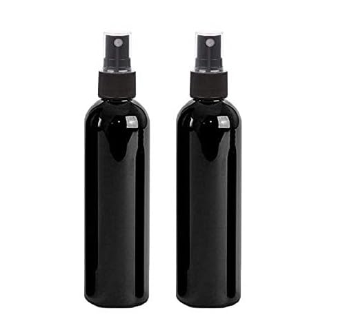 Bigwheels Black Color Empty Refillable Reusable Container 100ml Spray Bottle for Pocket Hand Sanitizer, Hand Bag, Home, Travel Purposes, Beauty and Multiple Purpose Set of 2 (Black)