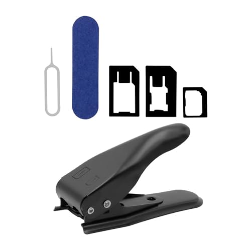 Giuneuow Coupeur de Carte SIM pour Téléphone Portable à Double Usage Le Coupe-Carte SIM Mobile...