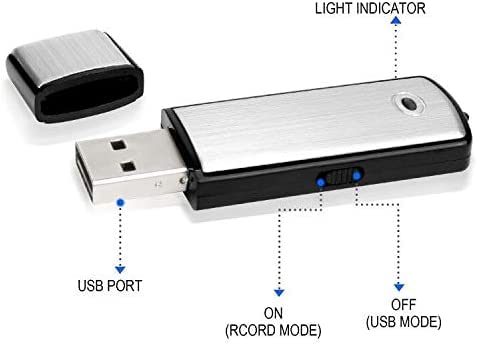 16Gb Mini Digital Voice Recorder Usb Flash Drive Audio Recorder Sound With Recording Capacity For Lectures Meetings Interviews Compatible With Windows 2000/Xp/Vista/7/8/10 And Mac. #TOP2