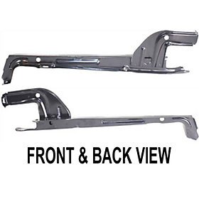 TOYOTA COROLLA 03-08 RADIATOR SUPPORT CENTER, Hood Latch Support, Black, Steel