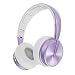 Produktbild Riwbox XBT-90 Bluetooth-Kopfhörer, faltbar, kabellos, Over-Ear-Kopfhörer, HiFi-Stereo-Headset mit Mikrofon/TF-Karte und Lautstärkeregler für PC/Handy/TV/iPad violett
