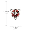 Pack of 2 Rosary Centerpieces Italy Catholic Medals, Rosary Making Kit Supplies, Rosary Center Junction Connector Links with 3 Loops for Holy Beads Necklace (holy Spirit) #1