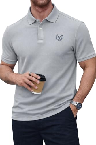 Image of Mack Jonney Men's Cotton Polo T-Shirt|Solid Regular Fit|Half Sleeve Collar T-Shirt for Casual Wear-MJ-32