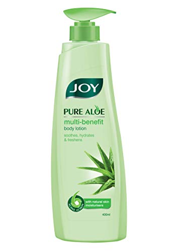 Image of JOY Pure Aloe | Multi-Benefit Aloe Vera Body Lotion | Soothes, hydrates & freshens | Natural Skin Moisturizer for Body | For Normal to oily skin | 400 ml
