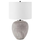 Henn&Hart 23' Modern 1-Light Table Lamp, Rustic Earth