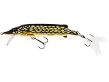 Westin Wobbler Mike the Pike (HL) 14cm 30g Köder für Hecht, Zander, Wels, Hechtköder, Zanderköder, Wallerköder, Angelköder zum Hechtangeln, Wallerangeln, Zanderangeln, Farbe:Pike