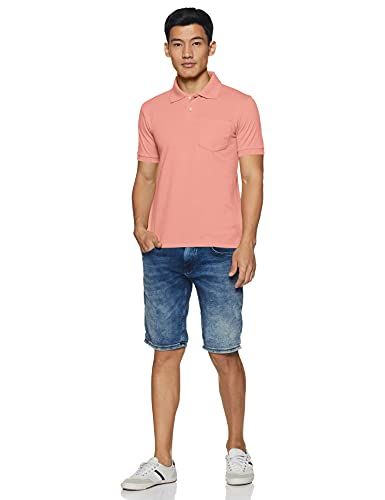 Image of Rupa Bumchums Men Super Combed Cotton Solid Half Sleeve Club Collar Polo Regular Fit T-Shirt with Chest Pocket