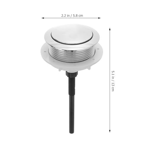 ARTIBETTER 3stücke Wc Wassertank Druckknopf Runder Dual Push Button Ersatz Für Toilettenspülung Toilettenzubehör Für Wasserbehälter Einsetzbar