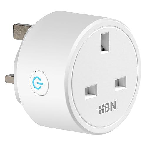 Price comparison product image HBN Smart Plug WiFi Socket Work with Alexa Echo and Google Home,  Smart Timer Plug,  No Hub Required,  2.4Ghz Only (13A / 3120W