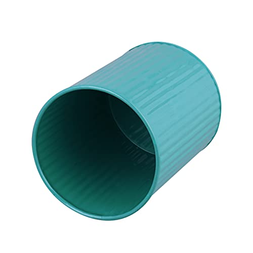 Kitchen Utensil Holder - Galvanized Utensil Crock For Countertop - Vintage Farmhouse Home Kitchen Decor - Classical Utensil Holders Organizers Caddy For Utensils - Non Slip Base Utensil Caddy (Blue) #TOP4