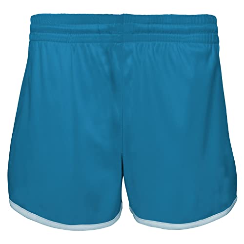 Umbro Girls Classic Gym Short, Blue Jewel/Ice Moon, X-Small (6) #TOP2
