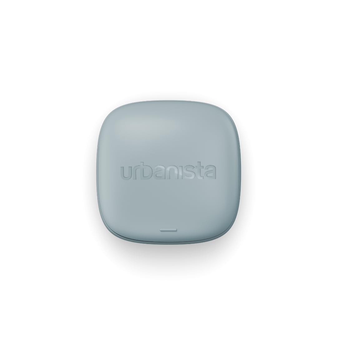 Urbanista Mini auriculares para dormir Sleep Earbuds, auriculares con bloqueo de ruido, dormir de lado, reproducción de 27 horas, temporizador de sueño ajustable, diseño plano cómodo, puerto Bluetooth