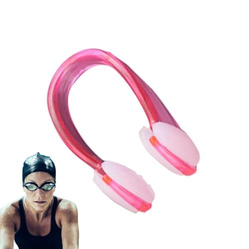 Pince-nez de natation | Pince-nez en silicone étanche | Accessoires d'entraînement de natation | Pince-nez Natation | Stringinaso Nuoto | Pinza Nariz Natación | Clips de nez en silicone pour piscine |