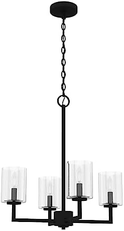 Hunter Fan Company 19536 Kerrison Chandelier, Natural Black Iron