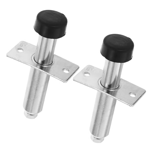 Gatuida 3 Juegos Cerradura Del Maletero Del Coche Kit De Bloqueo De Puerta De Coche Perillas De La Cerradura De La Puerta Del Coche Kit De Bloqueo Del Capó Silver Metal 2 Piezas * 3