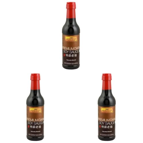 Image of Lee Kum Kee Premium Dark Soy Sauce, 16.91 fl oz ? 500 ml (Pack of 3)