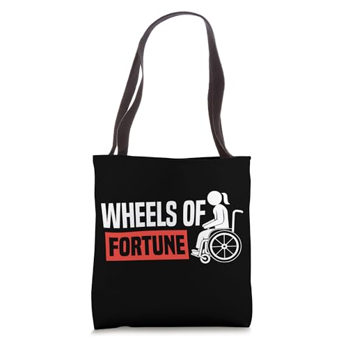 Wheels of Fortune Paraplegic Tote Bag