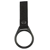 ROCOTACTICAL Police Night Stick Ring Holder, Side Handle Baton Ring Holder, D/C Cell Web Flashlight Holder for Duty Belt, Web Nylon