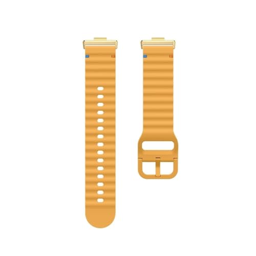 [PLYYQZM] �ɍ��� Hua wei Watch Fit 3 4 4Pro 5 5Pro �����V���R�����X�g�o���h�u���X���b�g�ɓK�p(Yellow,For fit 5 pro)