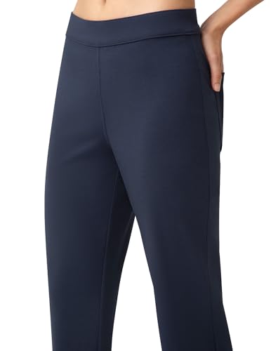 Image of no nonsense Women's Ponte Straight Leg Leggings Pull-on Pants