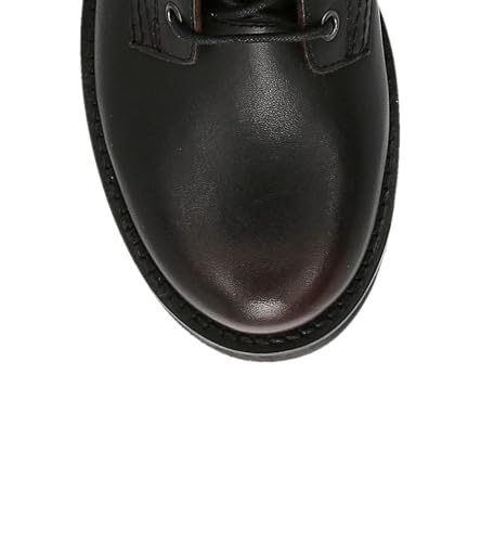 Image of Frye Veronica Women's Combat Boots Crafted from Hand-Burnished Vintage Italian Leather with Genuine Stitch-Down Welt Construction and Leather Lining - 6 inch Shaft Height
