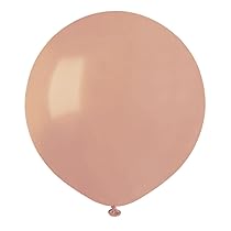 Busta 25 palloncini in lattice naturale Premium Quality G150 (Ø 48cm ,  19″), rosa antico