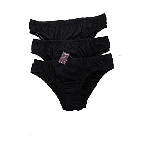 Brooklyn Big Size Briefs Plus Size Mens Pants Pack Of 3 Black Underear 2XL - 6XL (3XL) Cover