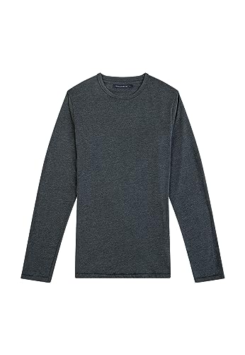French Connection Long Sleeve Crewneck T-Shirt Small (Grey)
