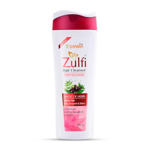 Image of New Shama Zulfi Herbal Hair Cleanser Shampoo, 200ml pack of 2