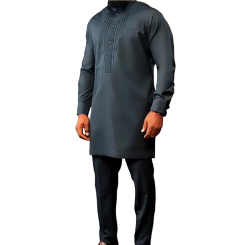 Boubou saoudien ample contre la chaleur, quamis fluide homme - 3