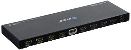 OREI 1x8 2.0 HDMI Splitter 1 in 8 Out Ports with Full Ultra HDCP 2.2, 4K at 60Hz & 3D Supports EDID