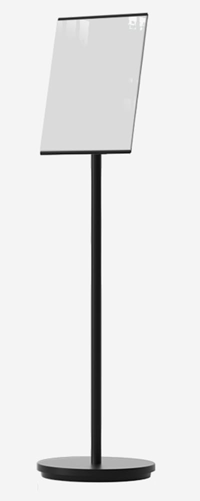 Support de panneau de sol pour changer de format d'affiche sans outils
