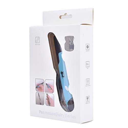 Wireless Optical Pocket Pen Mouse,Promi 2.4 Ghz Usb 3.0 Wireless Optical 2-In-1 Digital Pen Mouse & Adjustable 800/1200/1600 Dpi,Ergonomic Mouse For Macbook Notebook Desktop (Blue) #TOP6