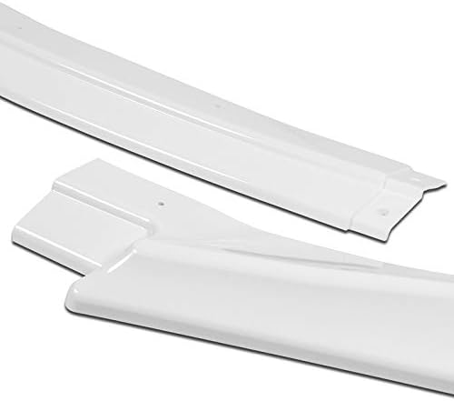 3PCS Front Bumper Lip Kit fit for compatible with 2013-2016 Hyundai Genesis Coupe, KS-Style Splitter Trim Protection Spoiler, Air-Dam-Chin-Diffuser (Painted White)