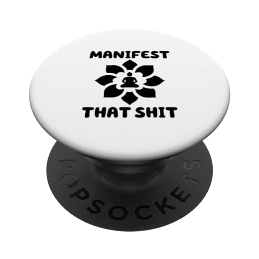 Manifest That Shit Lustiges spirituelles Gesetz der Anziehung PopSockets mit austauschbarem PopGrip