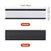 MVISUAL C Channel Magentic Label Holders 0.5x2 Inches with Paper Inserts and Clear Plastic Protectors,Magnetic Data Card Holders File Cabinet,Pack of 100