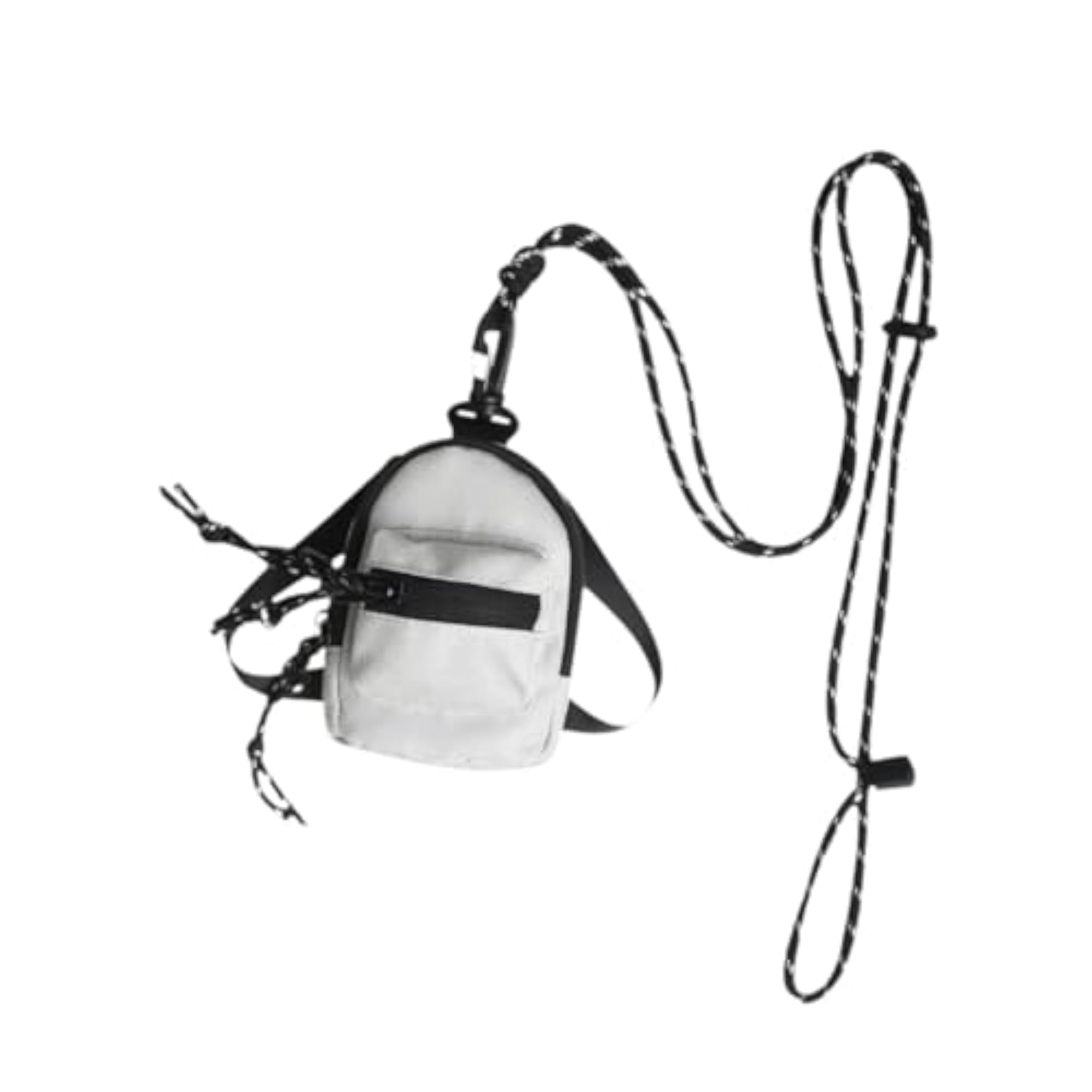 Travel Neck Wallet Mini Crossbody Bag, Gray