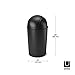 Umbra 086711-040 Grand Swing Top Garbage Large Capacity 10 Gallon Molded Plastic Made from Recycled Materials Kitchen Trash Can with Lid, Indoor/Outdoor Use,37 liters, Black